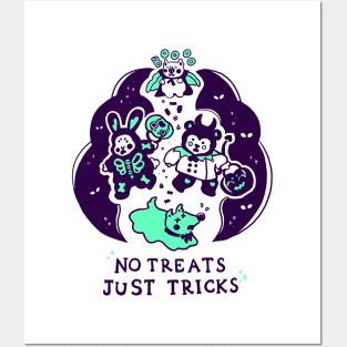 No Treats Juts Tricks! Halloween Posters and Art